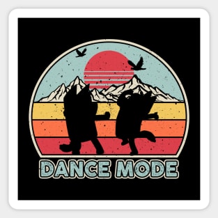 Merch Retro Vintage Dance Mode Sticker